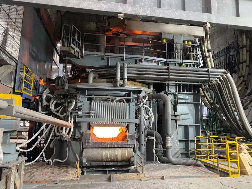 15 Tons Electric Arc Furnace Steelmaking With Automated Operation Customized